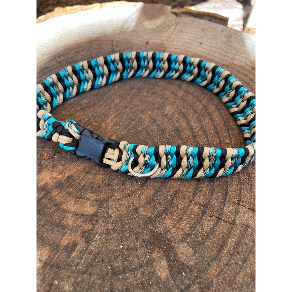 Fits 21.5 in. Neck Size, Trilobite Paracord Dog Collar HANDMADE NEW